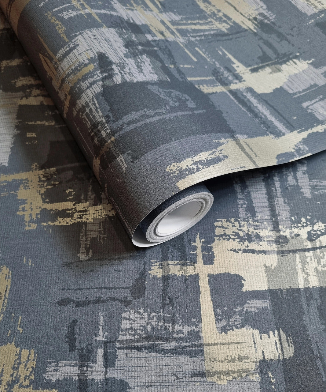 13560 Abstract Geo Navy Wallpaper by Holden Decor