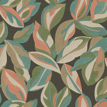 13573 Abstract Leaf Charcoal Wallpaper by Holden Decor