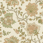 13591 Jacobean Trail Orange Sage Wallpaper by Holden Decor