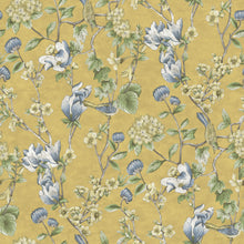 13601 Floral Bird Trail Ochre Wallpaper by Holden Decor