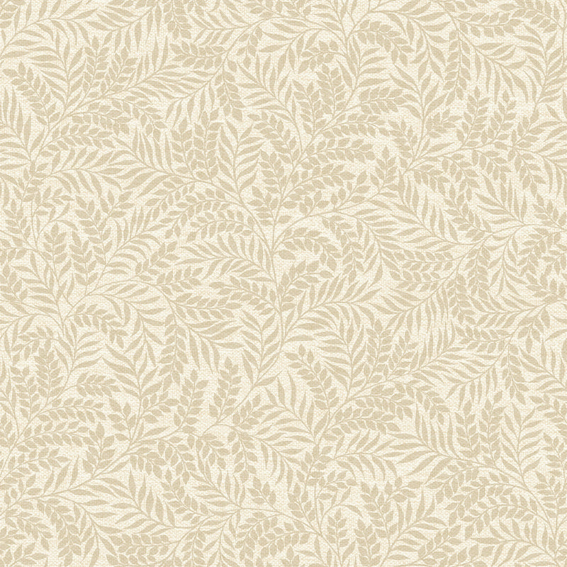 13630 Mini Leaf Beige Wallpaper by Holden Decor