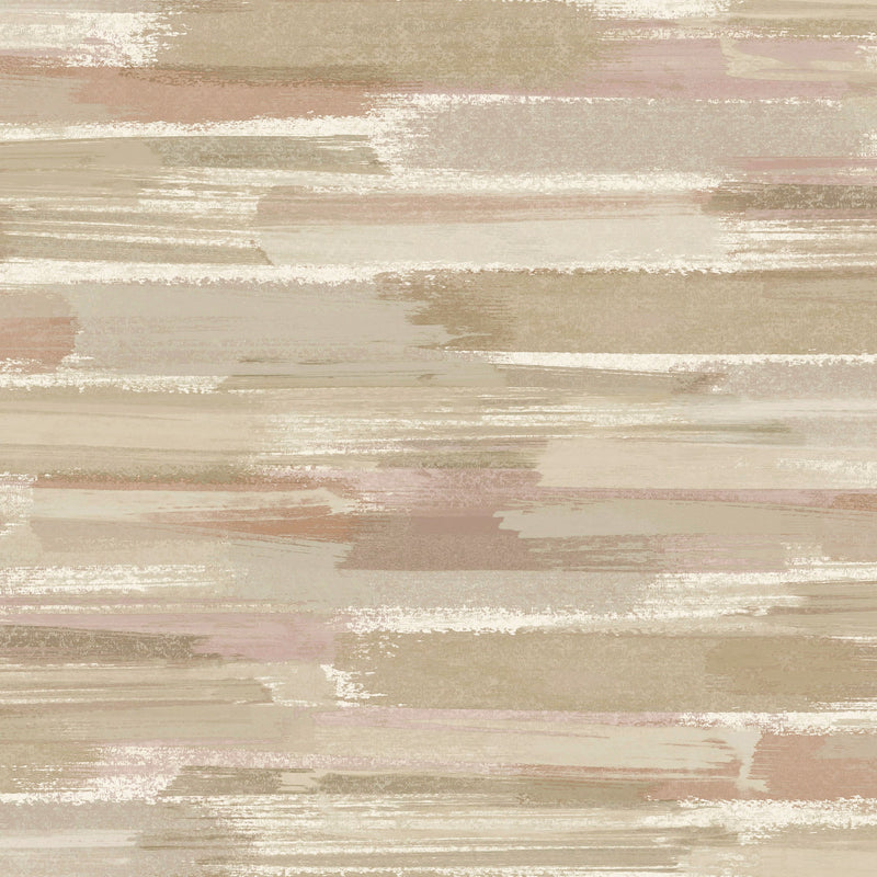 13640 Brush Strokes Beige Coral Wallpaper by Holden Decor