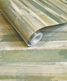13641 Brush Strokes Green Yellow Wallpaper by Holden Decor