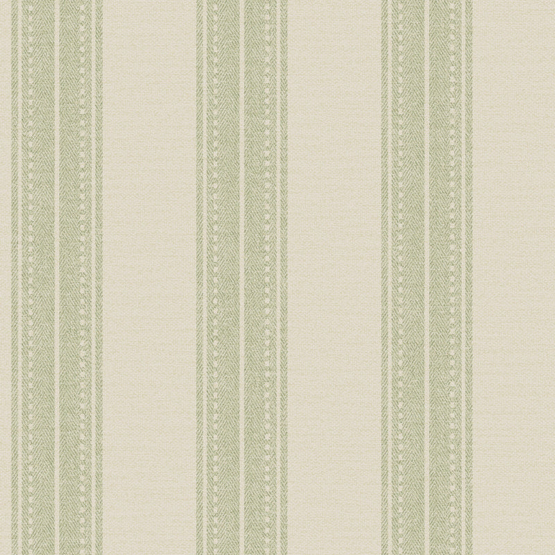 13651 Linen Stripe Sage Wallpaper by Holden Decor