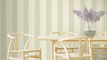 13651 Linen Stripe Sage Wallpaper by Holden Decor