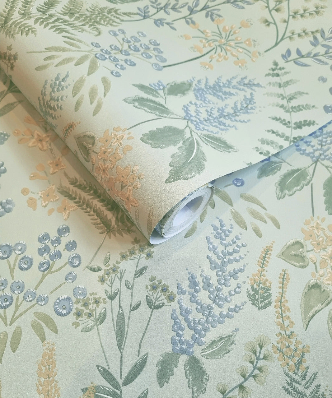 13662 Floral Sprig Blue Wallpaper by Holden Decor