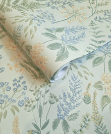 13662 Floral Sprig Blue Wallpaper by Holden Decor