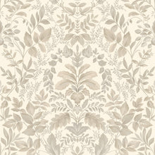 13670 Leaf Damask Beige Wallpaper by Holden Decor