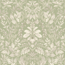 13671 Leaf Damask Sage Wallpaper by Holden Decor