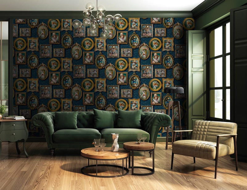 13791 Regal Beasts Statement Wallpaper by Holden Decor