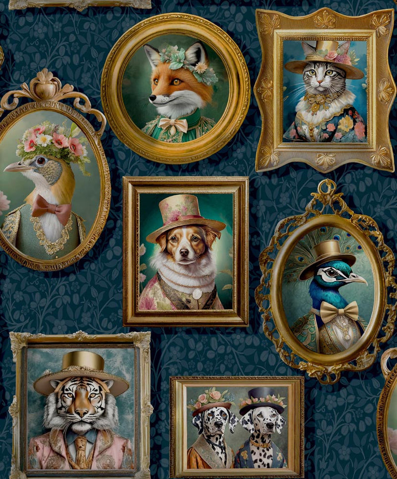 13791 Regal Beasts Statement Wallpaper by Holden Decor