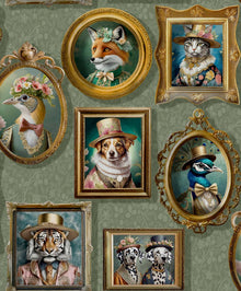 13792 Regal Beasts Statement Wallpaper by Holden Decor