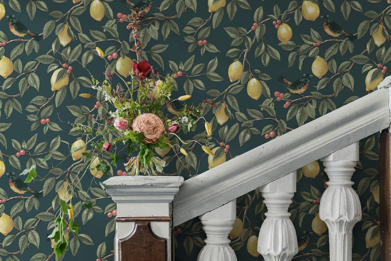 13871 Lemon Leaf Trail Statement Wallpaper by Holden Decor