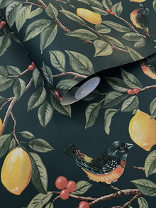 13871 Lemon Leaf Trail Statement Wallpaper by Holden Decor