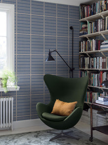1387 Alvar Aalto 14/6 Light Blue Alvar Aalto Wallpaper by Boråstapeter