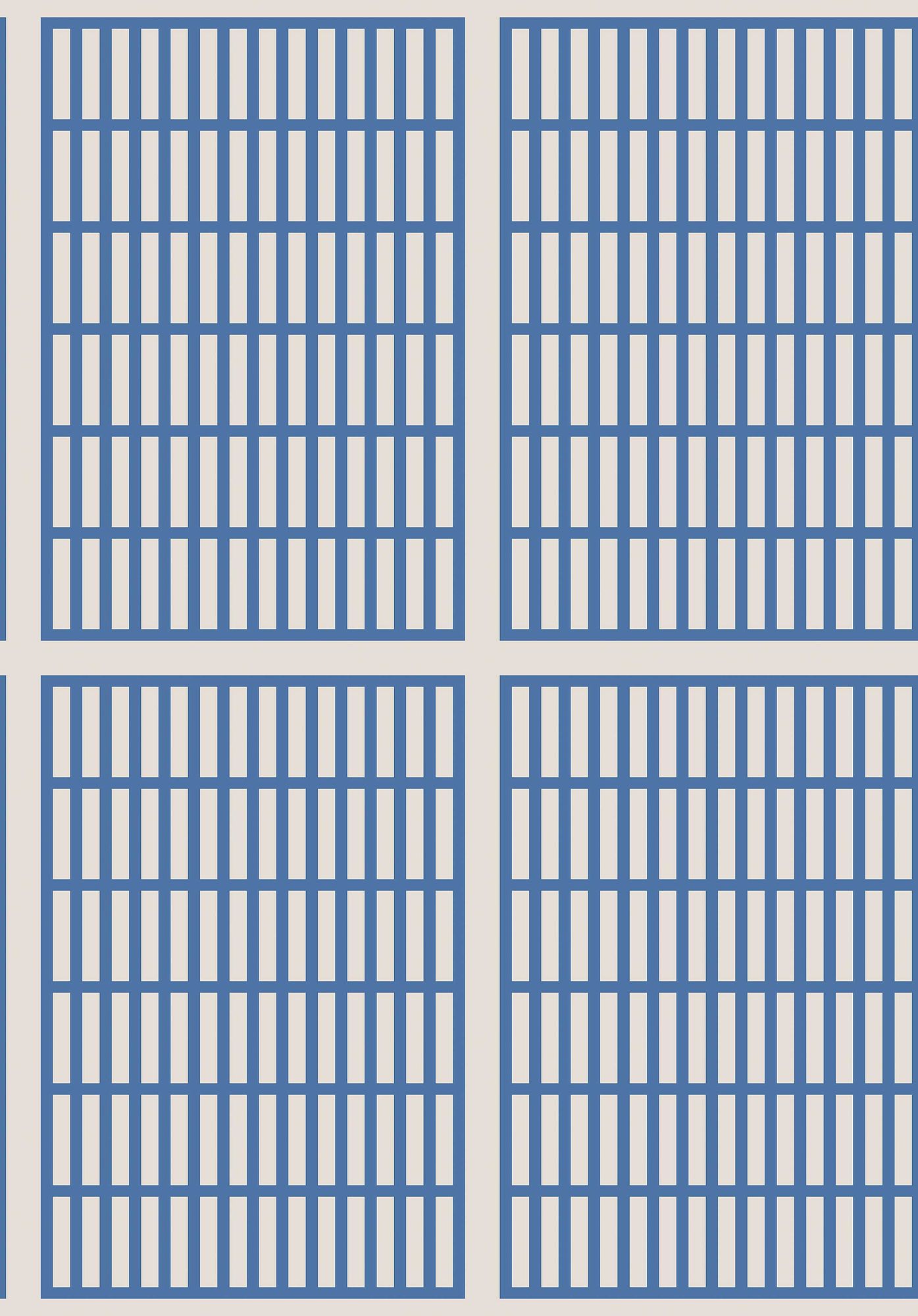 1387 Alvar Aalto 14/6 Light Blue Alvar Aalto Wallpaper by Boråstapeter