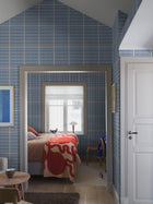 1387 Alvar Aalto 14/6 Light Blue Alvar Aalto Wallpaper by Boråstapeter