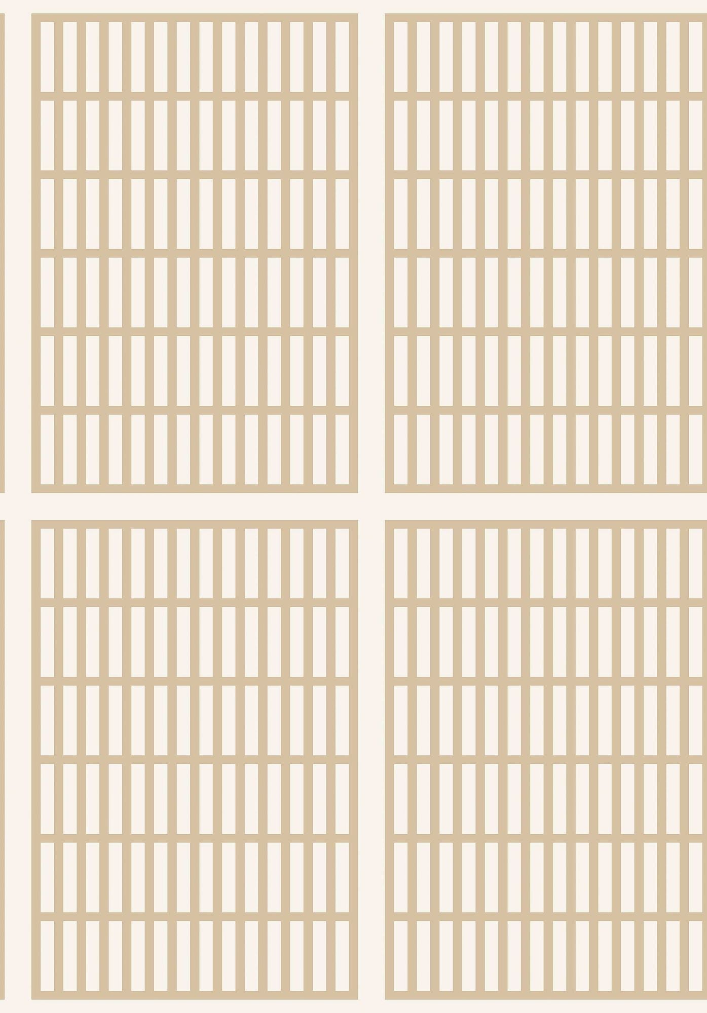 1388 Alvar Aalto 14/6 Light Yellow Alvar Aalto Wallpaper by Boråstapeter