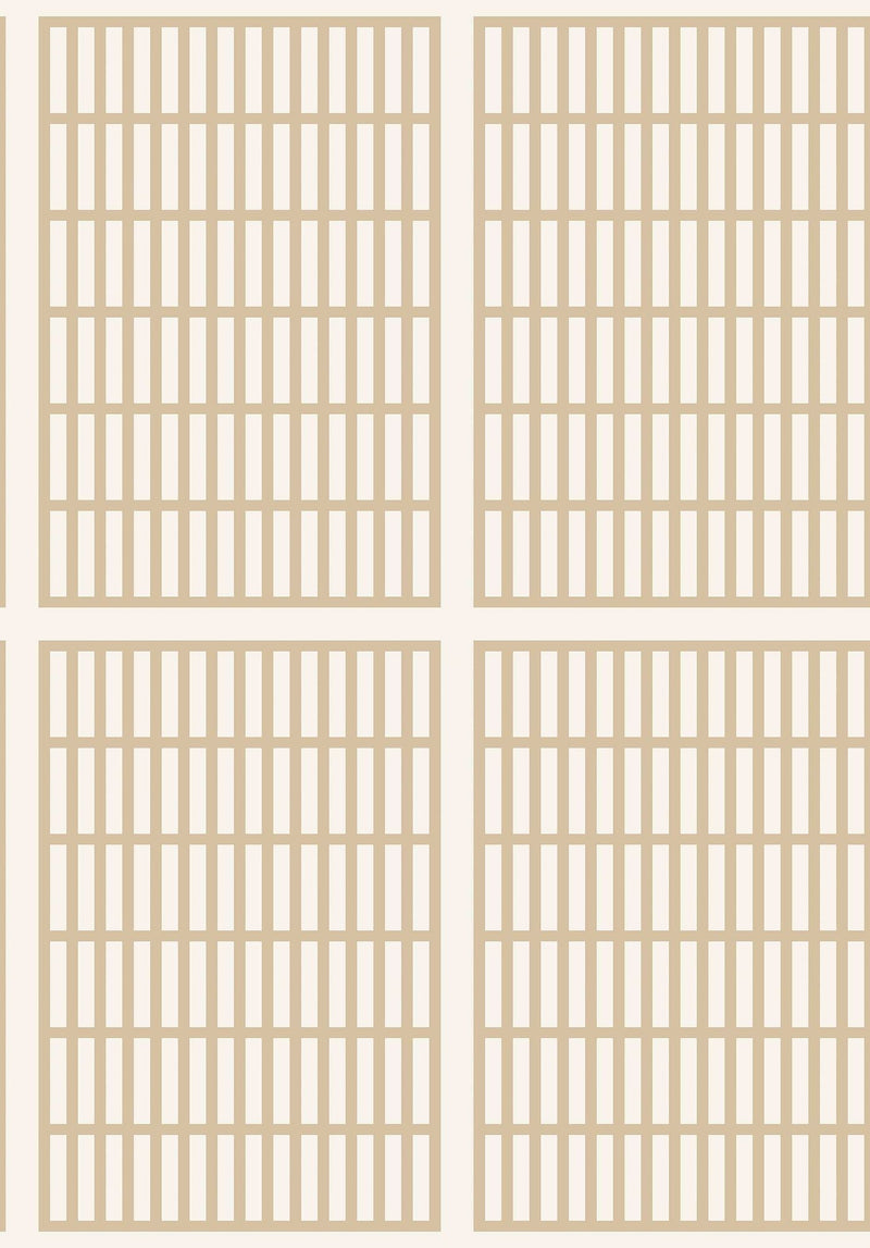 1388 Alvar Aalto 14/6 Light Yellow Alvar Aalto Wallpaper by Boråstapeter