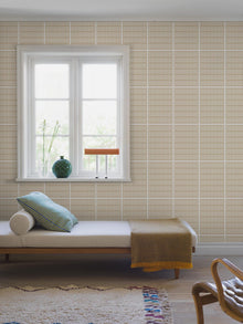 1388 Alvar Aalto 14/6 Light Yellow Alvar Aalto Wallpaper by Boråstapeter