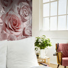 139521 Glitter Gallery Madison Raspberry Wallpaper By Muriva
