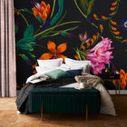 139865 Botanists Scroll Concerto Night Mural Wallpaper By Graham & Brown