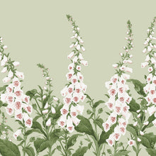 139892 Foxglove Concerto Sage Mural Wallpaper By Graham & Brown
