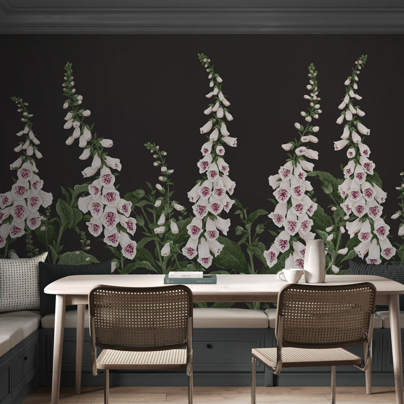 139919 Foxglove Concerto Night Mural Wallpaper By Graham & Brown