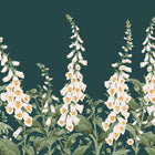 139928 Foxglove Concerto Teal Mural Wallpaper By Graham & Brown