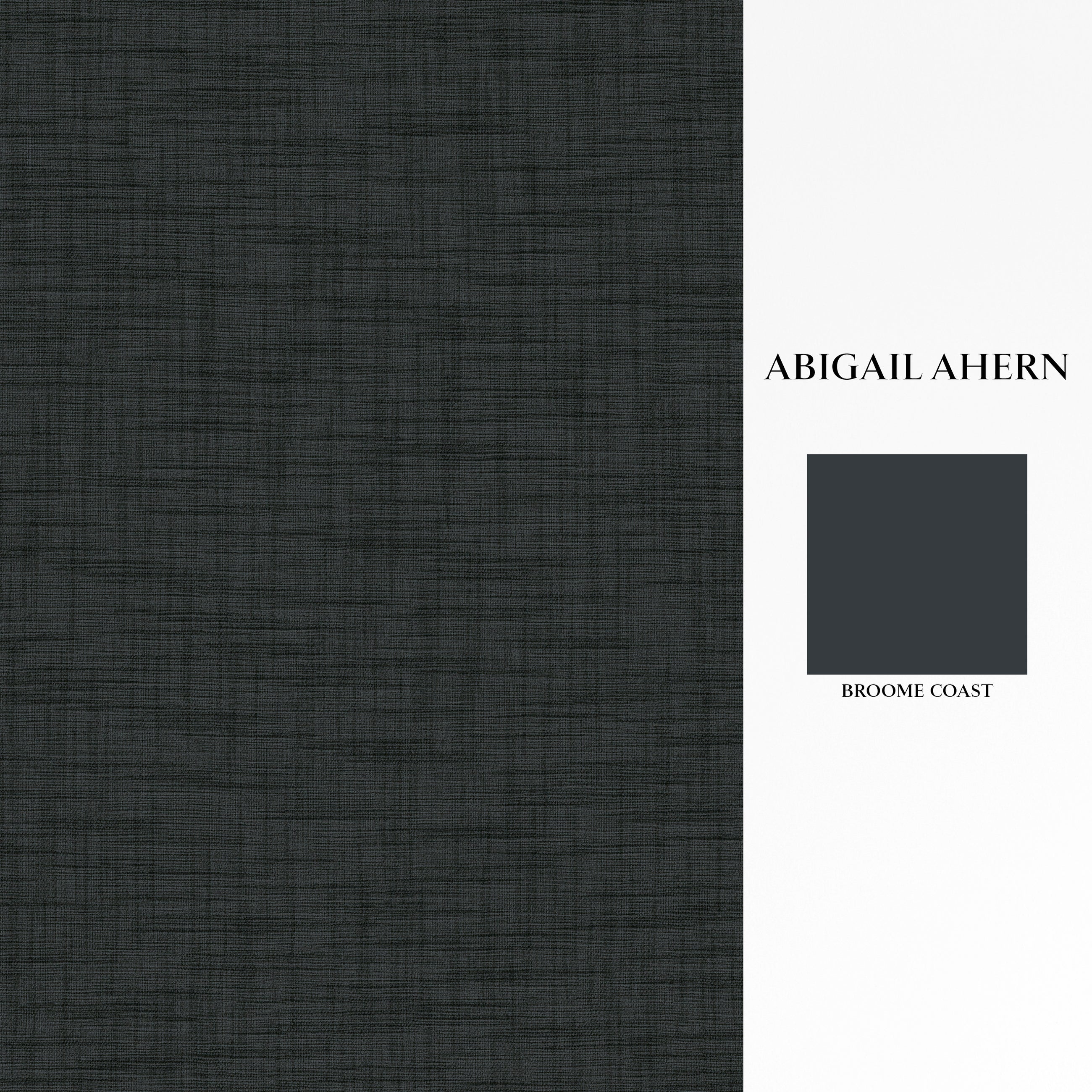140075 Weathered Linen Midnight Wallpaper by Abigail Ahern