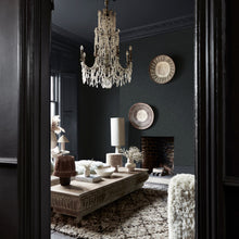 140075 Weathered Linen Midnight Wallpaper by Abigail Ahern