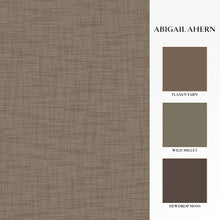 140081 Weathered Linen Cocoa Wallpaper by Abigail Ahern