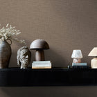 140081 Weathered Linen Cocoa Wallpaper by Abigail Ahern