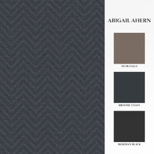 140090 Herringbone Weave Dusk Wallpaper by Abigail Ahern