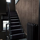 140097 Linear Luxe Deep Greige Wallpaper  by Abigail Ahern