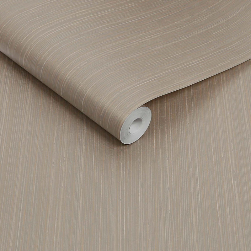 140098 Fibre Stripe Mist Wallpaper by Abigail Ahern