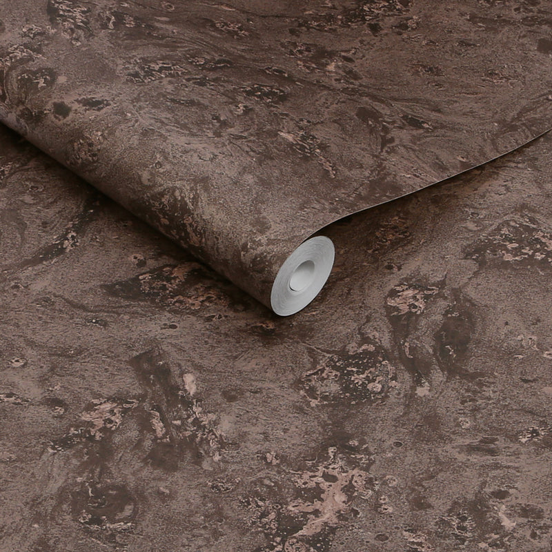 140108 Boheme Marble Mocha Wallpaper by Abigail Ahern