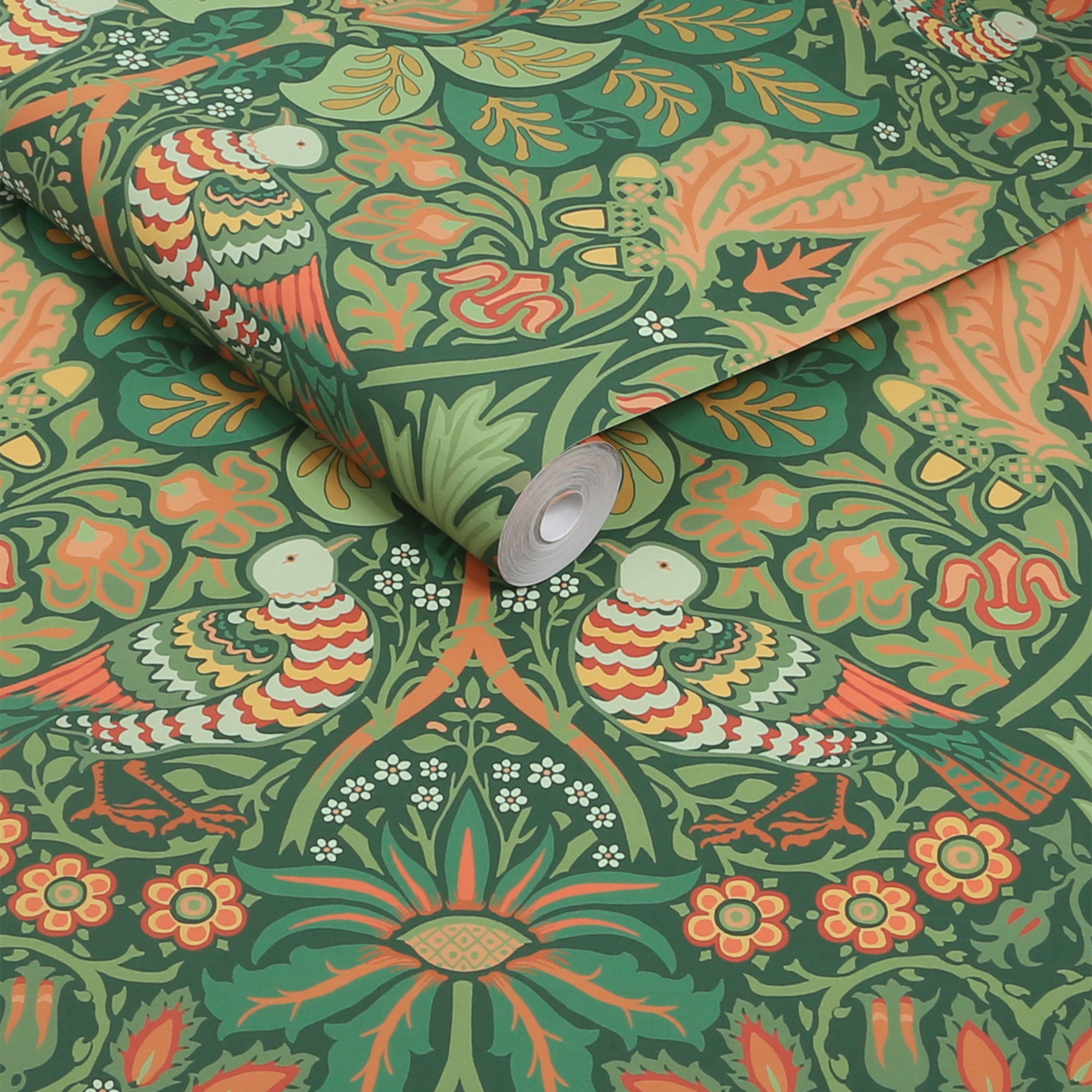 140480 Dove & Rose Woodland William Morris at Home Wallpaper by Graham & Brown