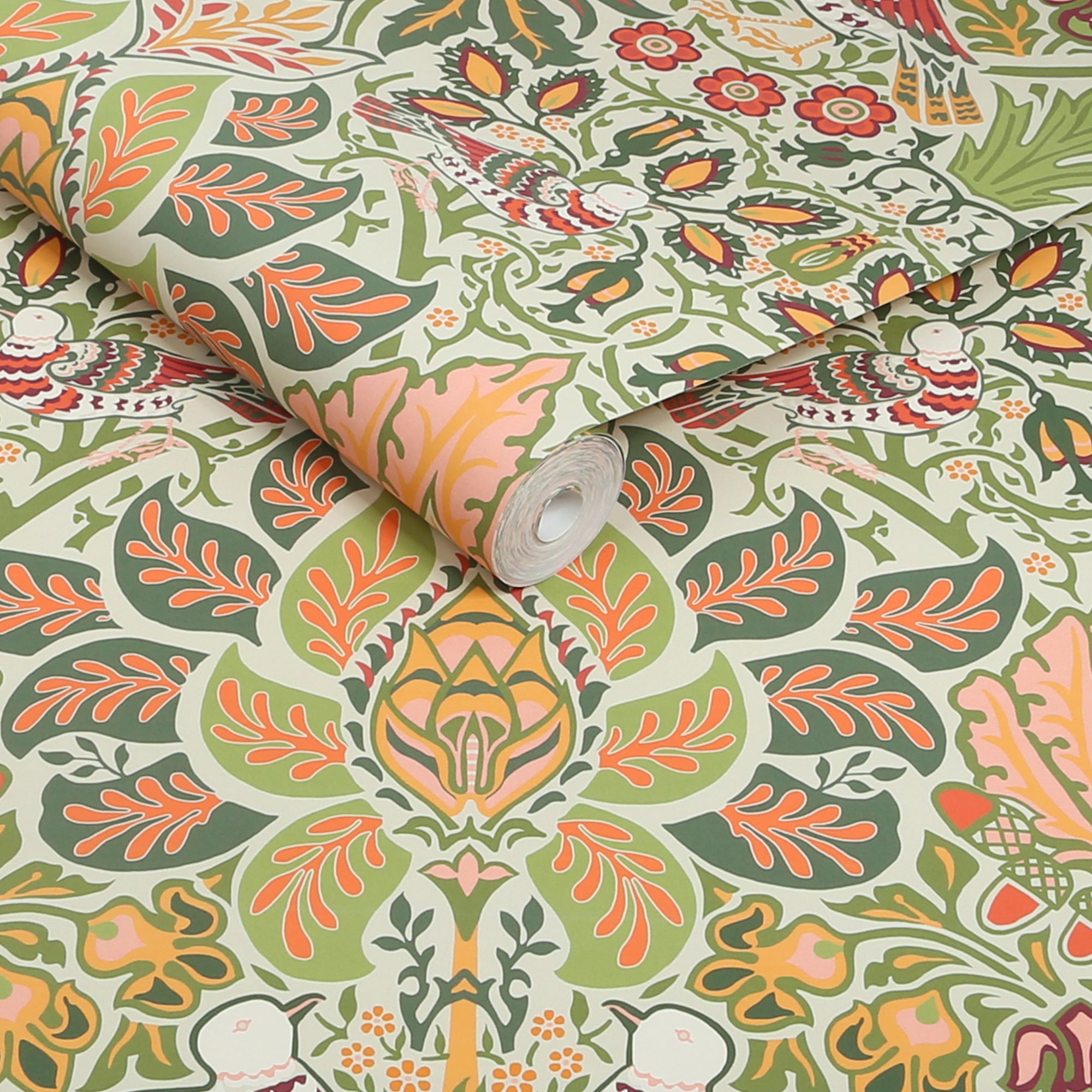 140481 Dove & Rose Olive William Morris at Home Wallpaper by Graham & Brown