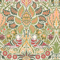 Dove & Rose Olive Wallpaper by William Morris at Home