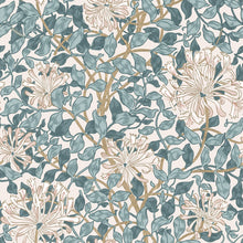 140483 Honeysuckle Dusk Blue William Morris at Home Wallpaper by Graham & Brown