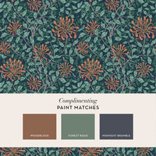 140484 Honeysuckle Tidewater Blue William Morris at Home Wallpaper by Graham & Brown