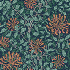 140484 Honeysuckle Tidewater Blue William Morris at Home Wallpaper by Graham & Brown