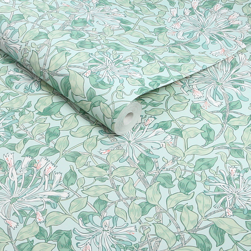 140485 Honeysuckle Breeze William Morris at Home Wallpaper by Graham & Brown