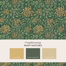 140487 Honeysuckle Verde William Morris at Home Wallpaper by Graham & Brown