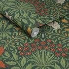 140495 Garden Moss Green William Morris at Home Wallpaper by Graham & Brown
