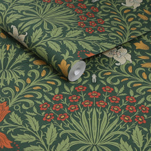 140495 Garden Moss Green William Morris at Home Wallpaper by Graham & Brown