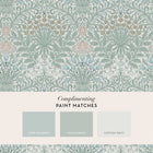 140496 Garden Cottage Blues William Morris at Home Wallpaper by Graham & Brown
