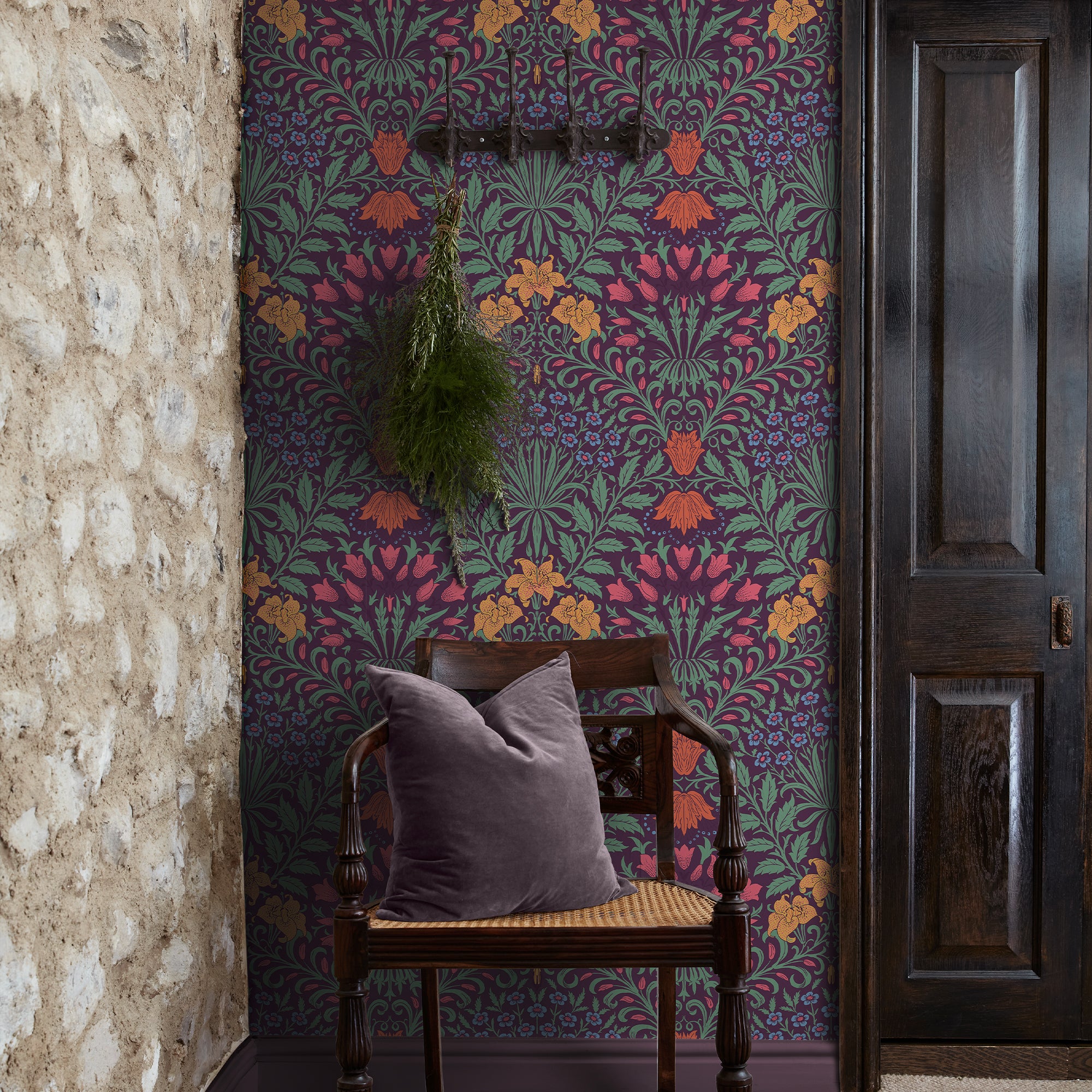 140498 Garden Dewberry William Morris at Home Wallpaper by Graham & Brown