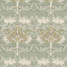 140500 Brother Rabbit Sage William Morris at Home Wallpaper by Graham & Brown